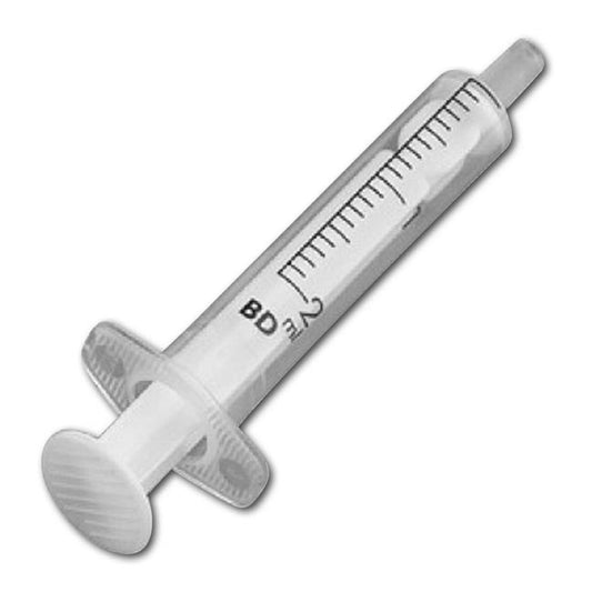 Seringa 2 peças Discardit II sem agulha, cono Luer Concentric Slip 2 ml