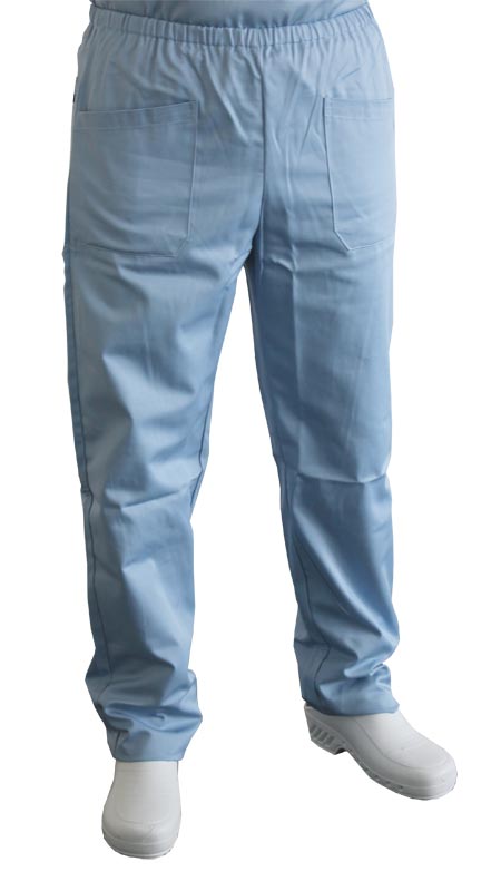 Calças de algodão misto unisex - azul - Tamanho 42/44