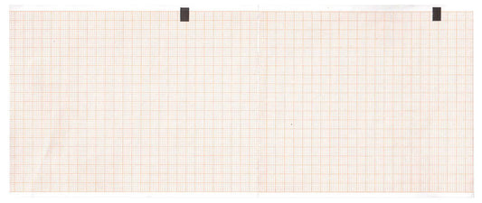 Papel térmico z-fold para ECG ELI 150 Mortara