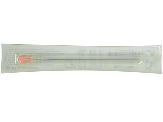 Agulhas espinhais BD Yale com ponta Quincke - 18G × 3,5” - 1,2 × 90 mm - rosa