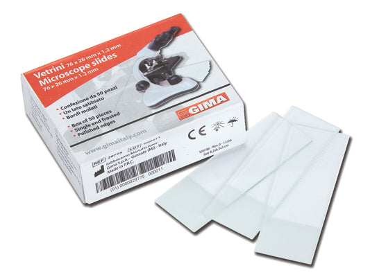 Lâminas de vidro com canto fosco em um lado