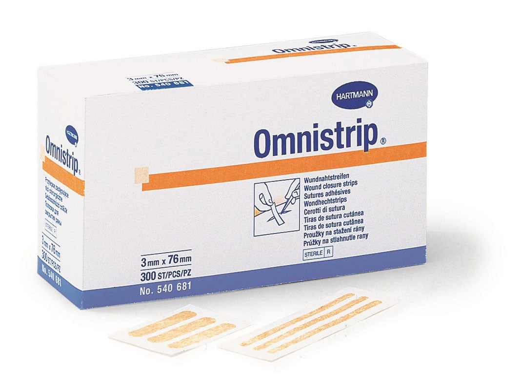 Oministrip fitas adesivas para sutura - 127 × 25 mm