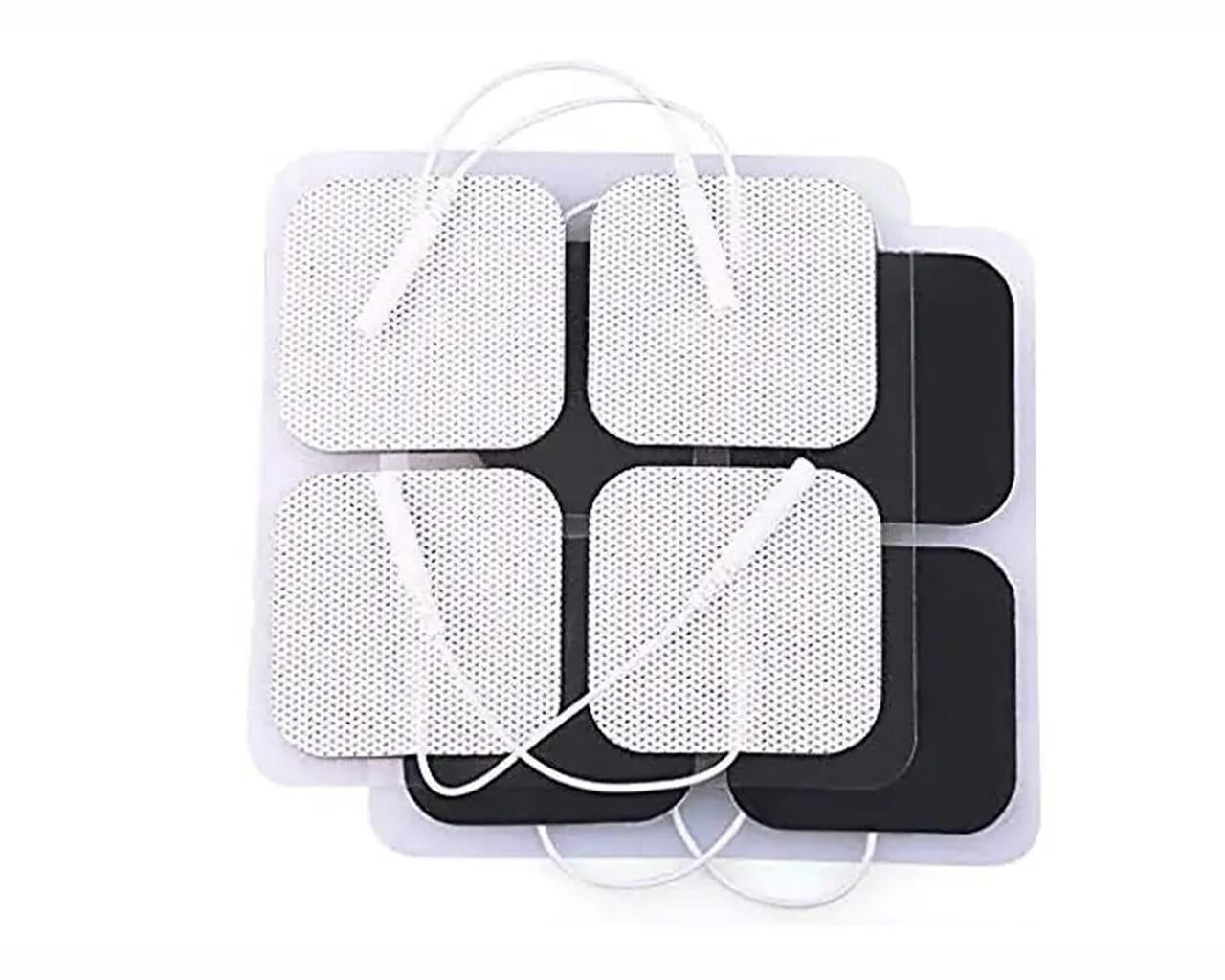 Eléctrodos para electroestimulação reutilizáveis com cabo de 50×50 mm