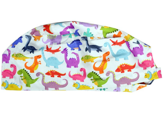 Touca cirúrgica fantasia dino - M