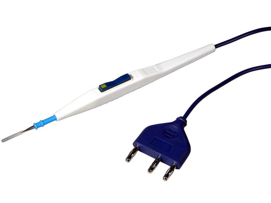 Manipulo monopolar rocker de 3 pinos descartável para eléctrodos Ø 2,4 mm - estéril