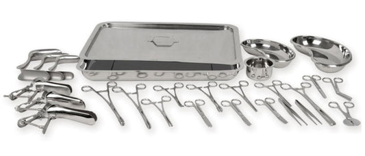 Kit de parto Minor em aço