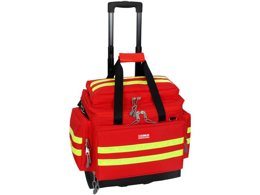 Bolsa smart com trolley médio Vermelho