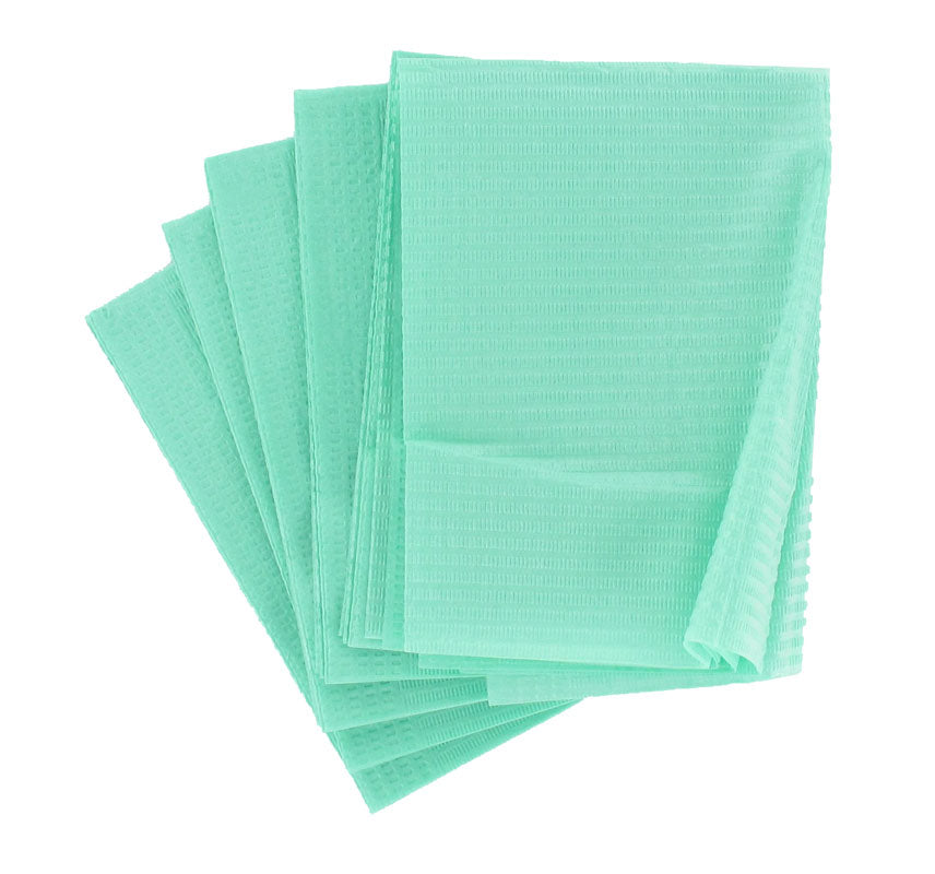 Toalhas dobradas - verde claro