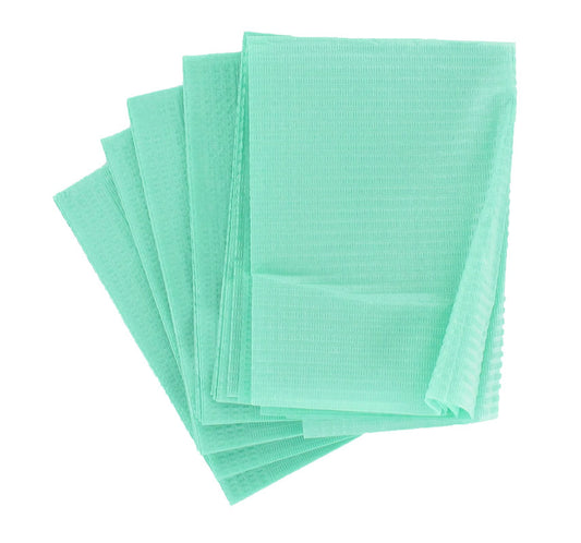 Toalhas dobradas - verde claro