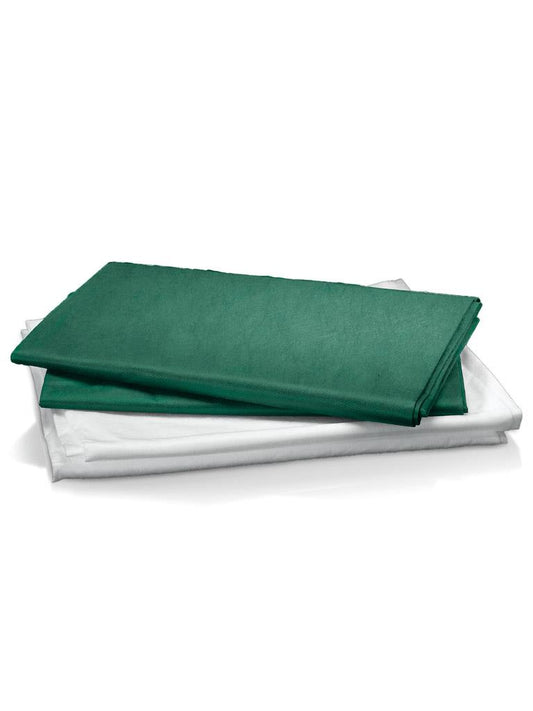 Lençois verdes em TNT 120 × 230 cm