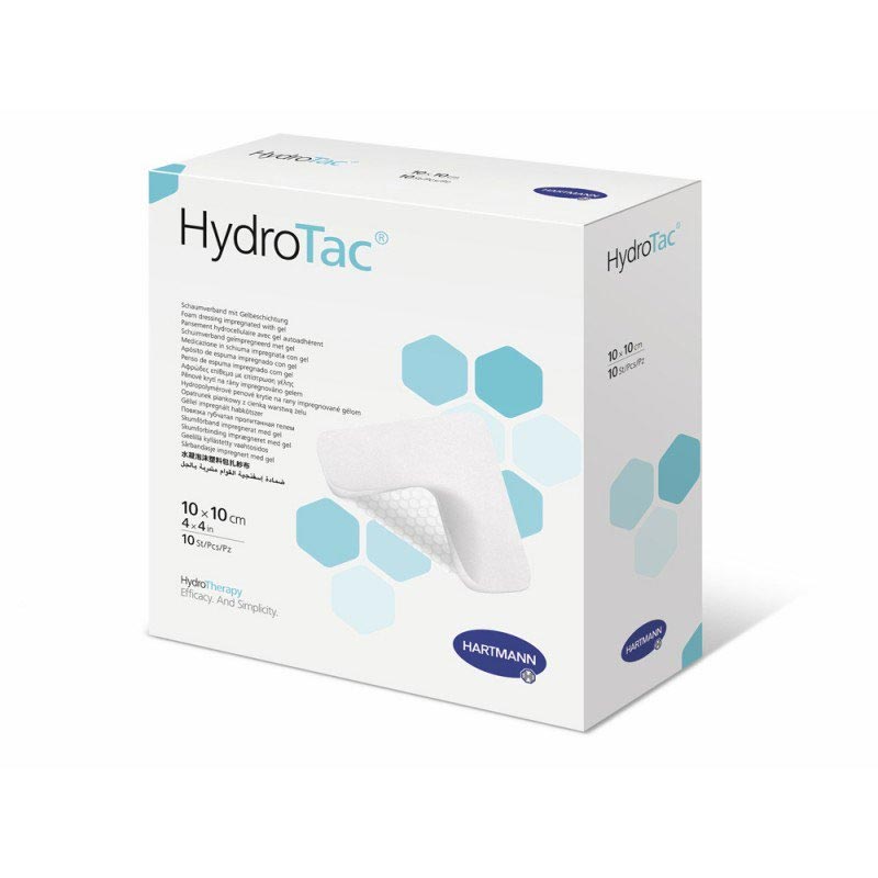 HydroTac Penso hidroativo estéril em espuma e gel - 20 × 20 cm