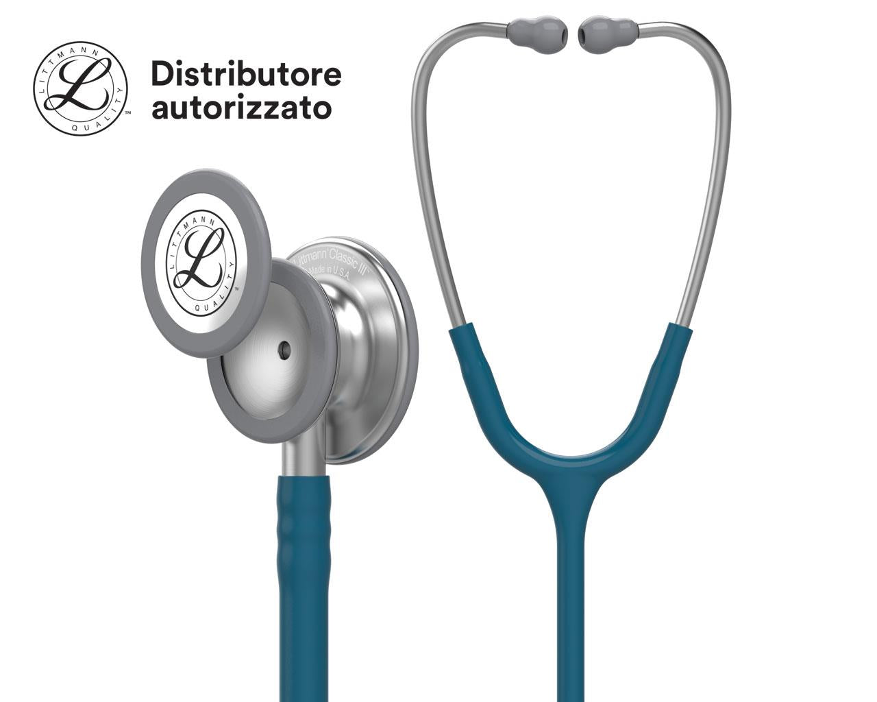 Estetoscópio Littmann Classic III - 5623 - azul caraíba