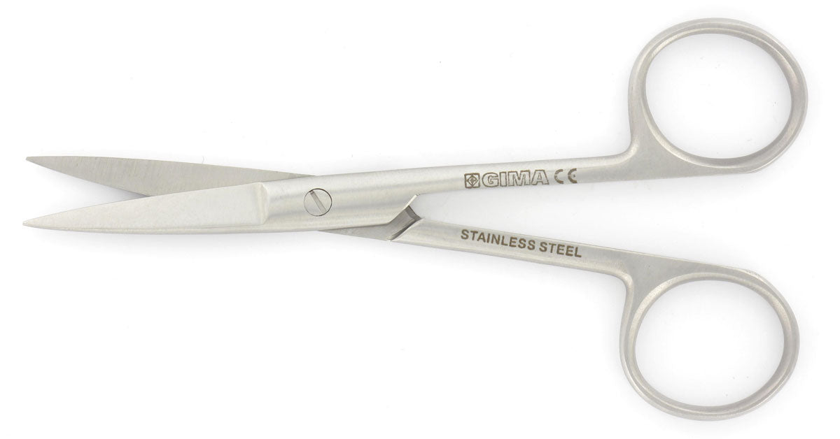 Tesoura recta bico fino/fino - 11,5 cm