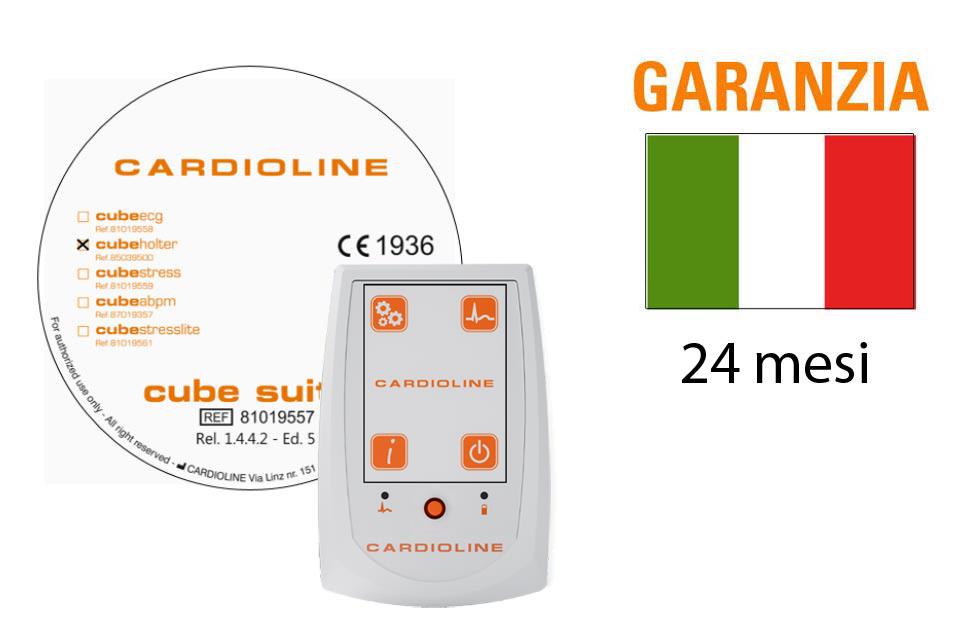 Novo Holter ECG Cardioline Walk400h a 5, 7 ou 10 fios - package