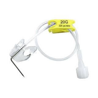 Agulhas B.Braun Surecan Huber sem núcleo com aletas 20G×30mm