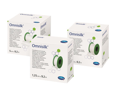 Omnisilk fita adesiva em seda 5 cm × 9,2 m