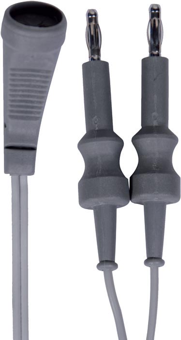 Cabo bipolar de conexão braçadeira UE para unidade eletrocirúrgica Gima MB 240, 380