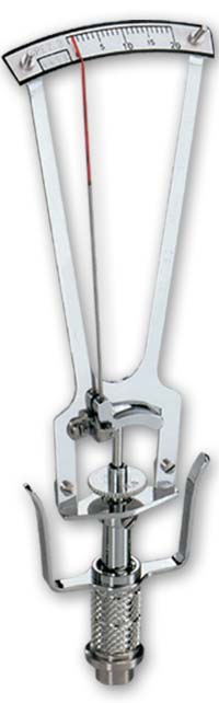 Tonômetro Schiotz - escala Inclinada