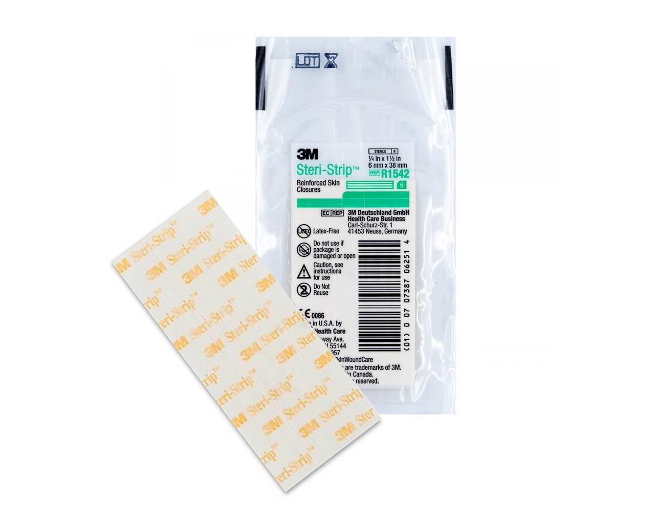 3M™ Steri-strip™ - Suturas Estéreis Adesivas - 38 × 6 mm