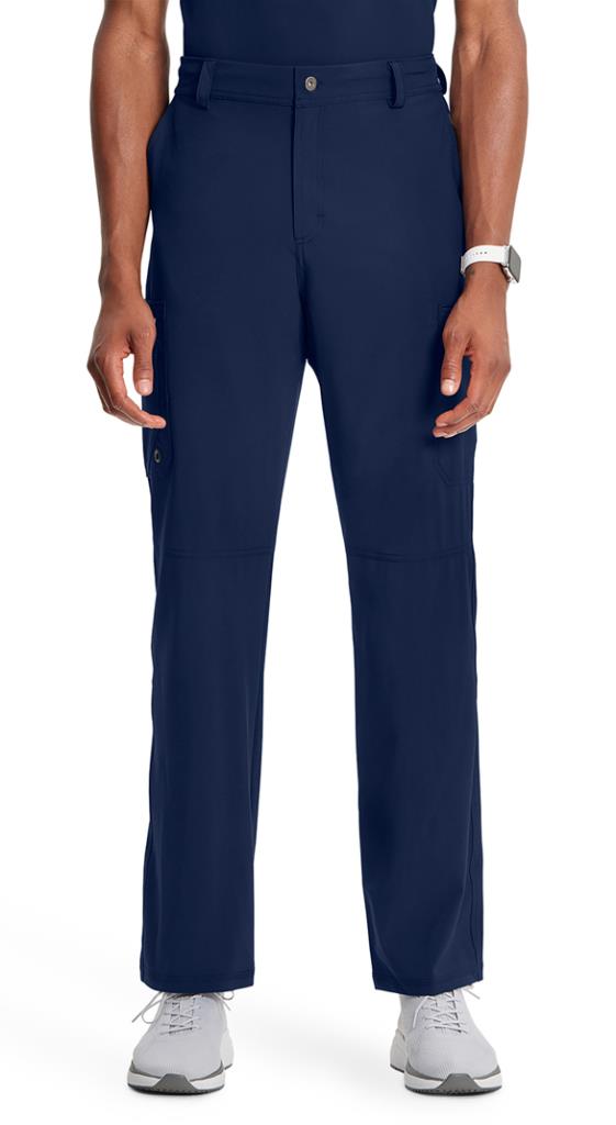 Cherokee Infinity Calças de homem com fecho de correr azul-marinho - tamanho XL