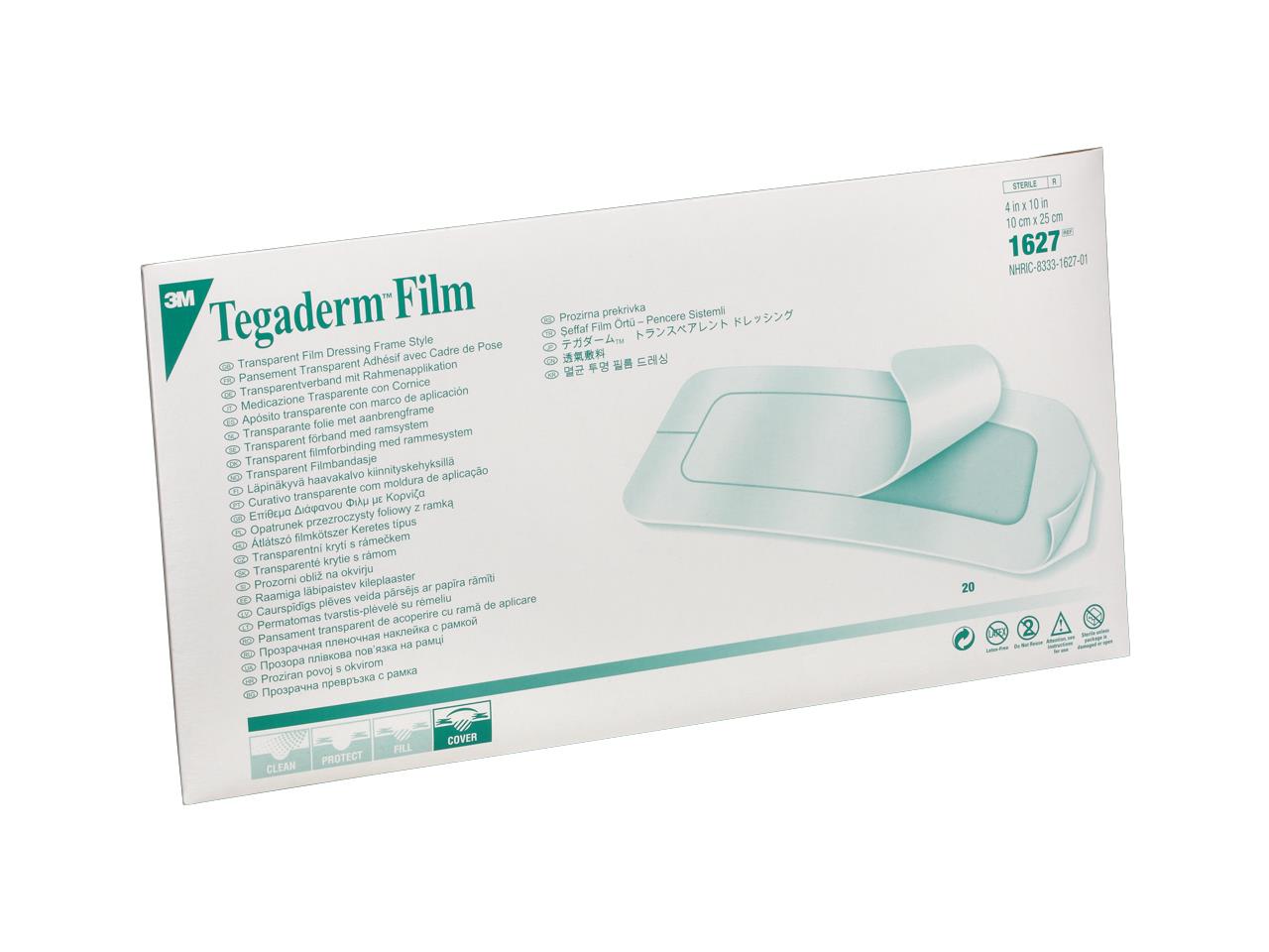 3M™ Tegaderm™ Film Transparente estéril - 10 × 25 cm - 1627