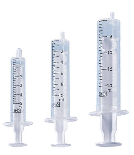 Seringa 2 peças Discardit II sem agulha, cono excêntrico Luer e Slip  20 ml