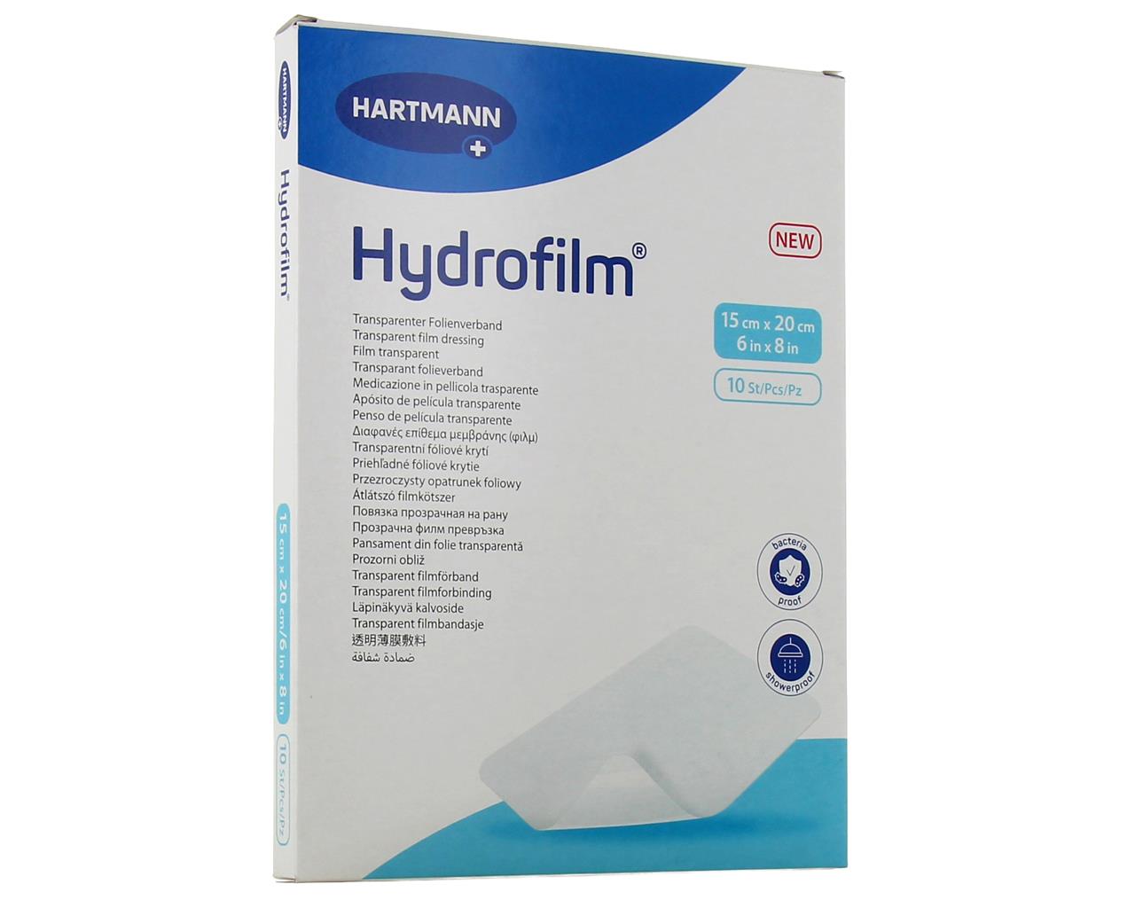 Hydrofilm Penso adesivo estéril transparente - 15 × 20 cm