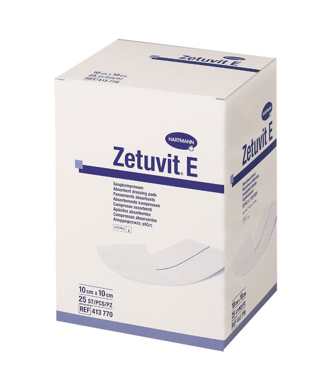 Penso de celulose absorvente Zetuvit E 15×20 cm - estéril