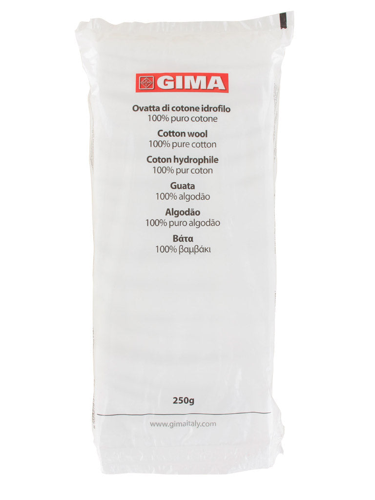 Pacote algodão hidrófilo dobrado a Z 250 gr.