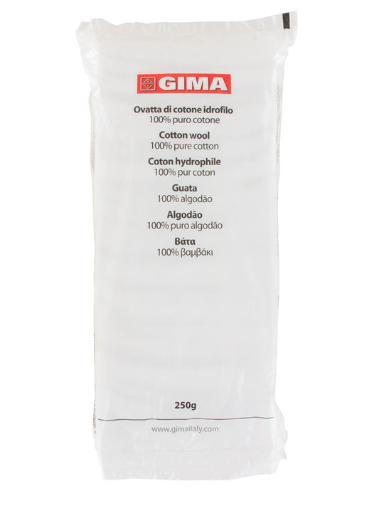 Pacote algodão hidrófilo dobrado a Z 250 gr.