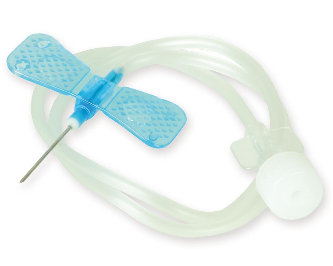 Agulhas epicranianas FlySet 23G×3/4” - 0,6×19 mm - Azul