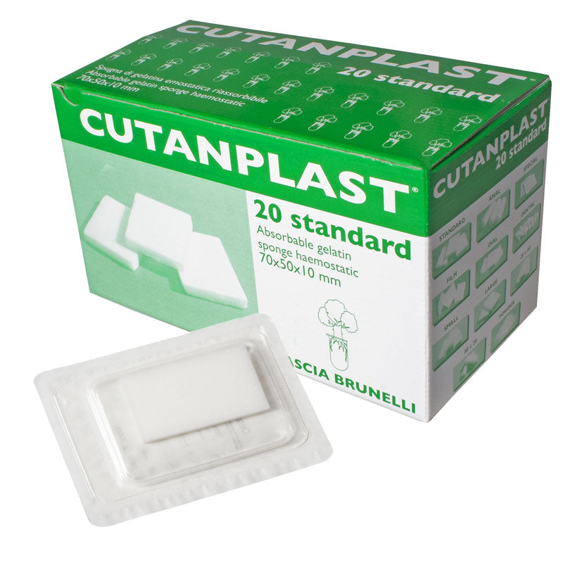 Cutanplast esponja absorvível 7×5×1cm