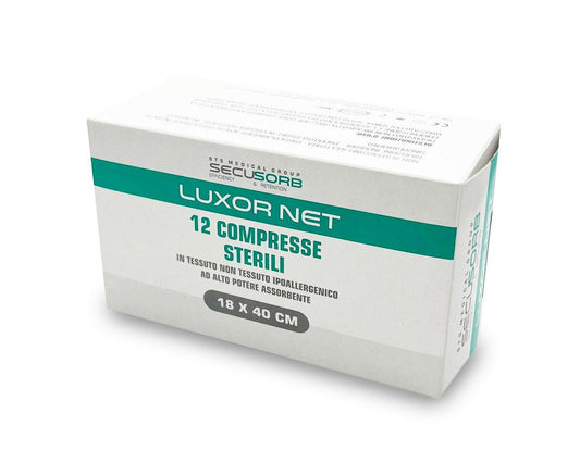 Compressas gaze estéril Luxor Net em TNT - 18 × 40 cm