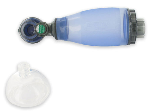 Ressuscitador autoclavável em silicone - neonatal, con máscara