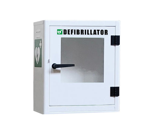 Armário metálico para desfibrilhadores - utilização interior/exterior