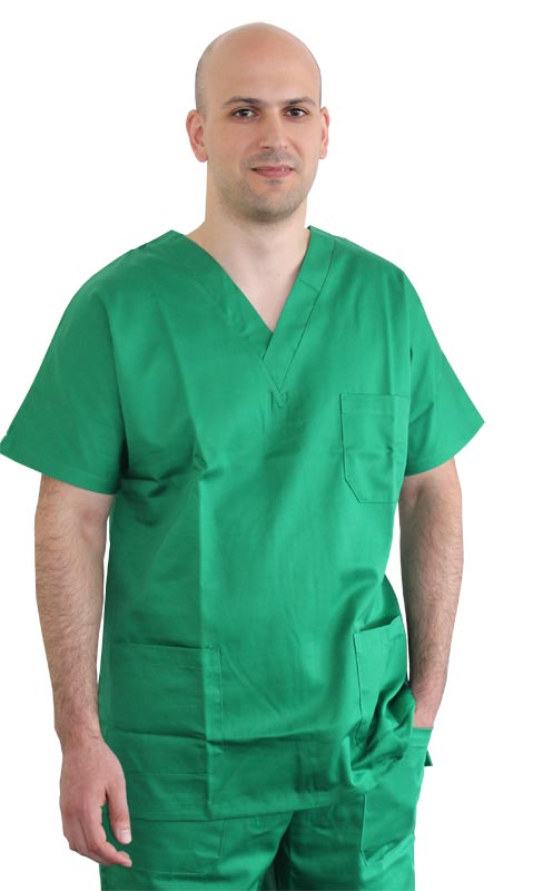 Casaca de algodão misto unisex - verde - Tamanho 54/56