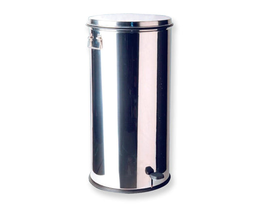 Balde lixo inox com pedal de pé - 70 litros