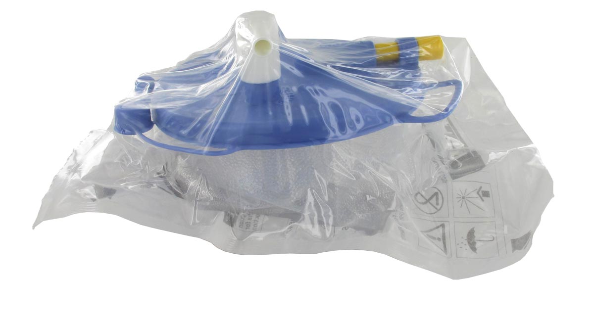 Saca descartável com tampa para vaso de aspirador - 3 litros