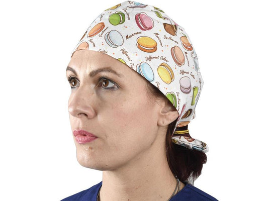 Touca cirúrgica cirúrgico fantasia macarones - M