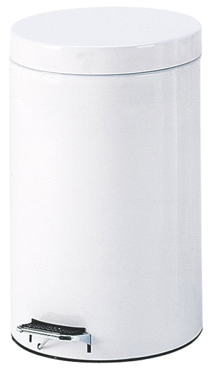 Caixote do lixo com pedal em aço - 12 litros