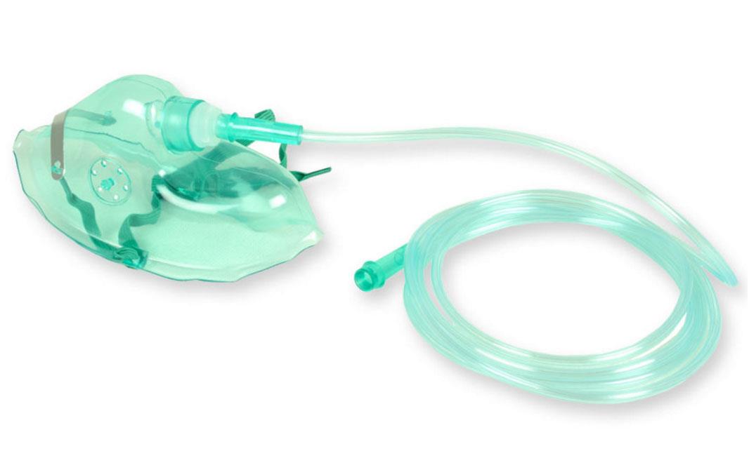 Máscara de oxigênio terapia - adulto