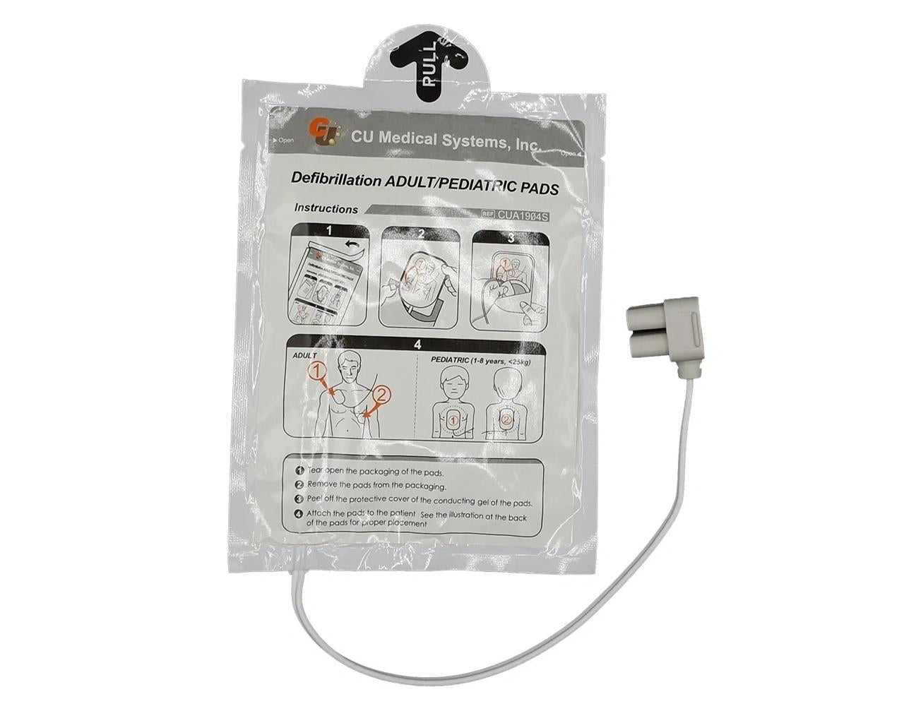 Placas descartáveis adultos para desfibrilador I-PAD CU-SPR