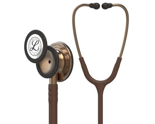 Estetoscópio Littmann Classic III - 5809 - chocolate acabamentos cor de cobre
