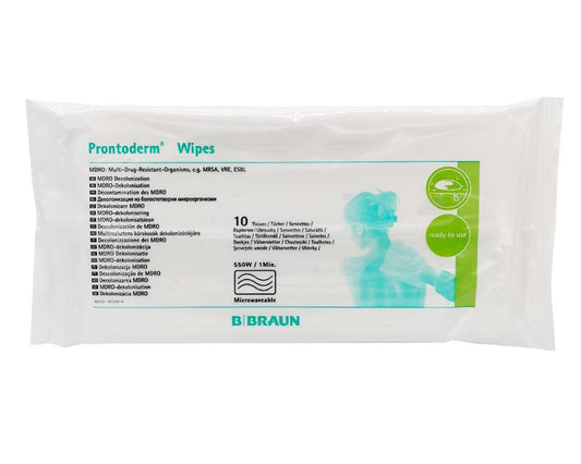 Prontoderm Toalhetes descolonizadores de agentes patogénicos multirresistentes 20×30cm