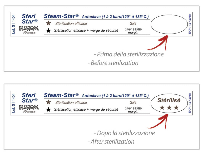 STEAM INDICADOR DA ESTRELA - autoclave