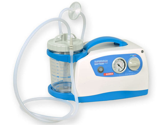 Aspirador Super Vega com bateria e com frasco de 1 litro - 36 lit/min