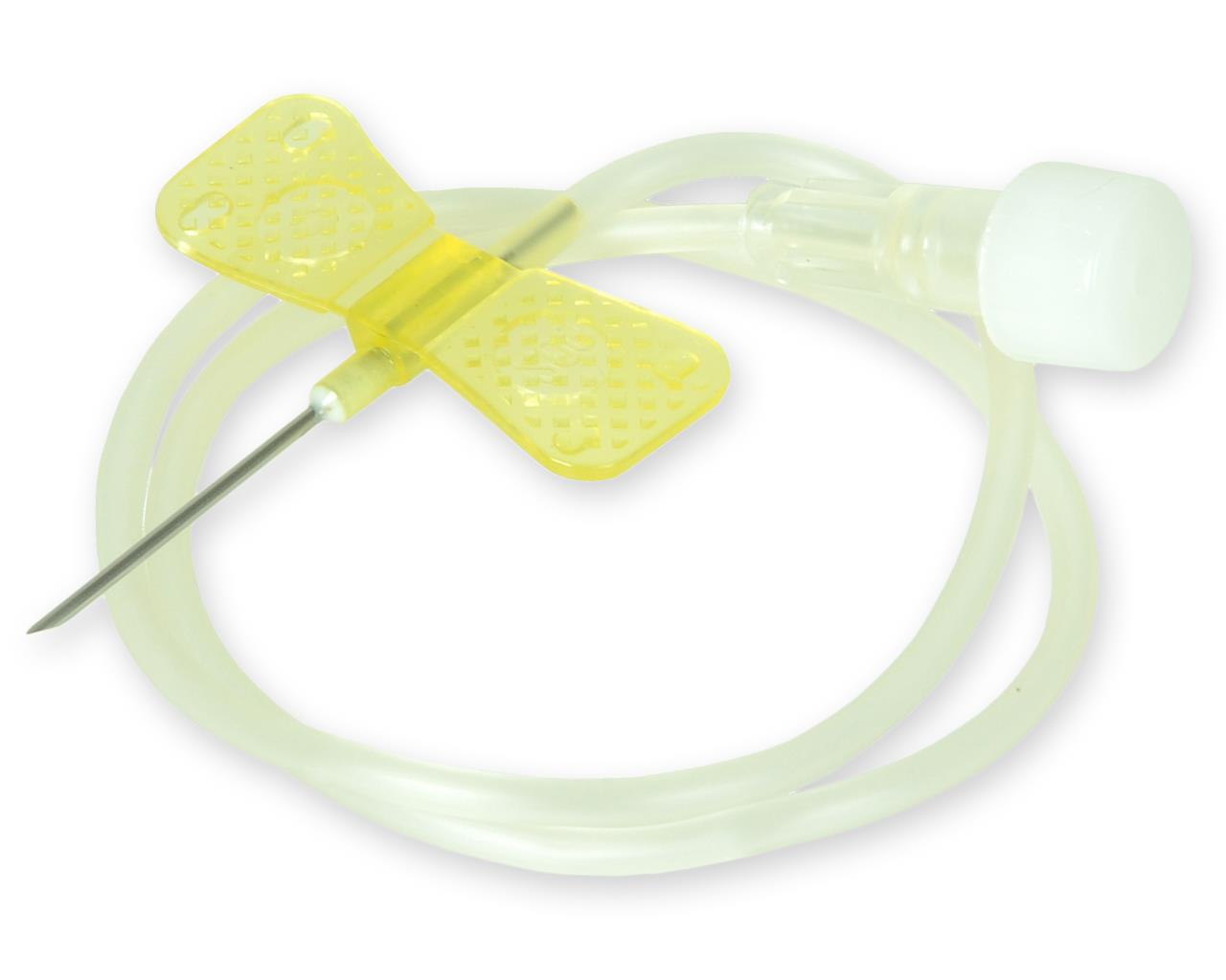 Agulhas epicranianas FlySet 20G×3/4” - 0,9×19 mm - Amarelo