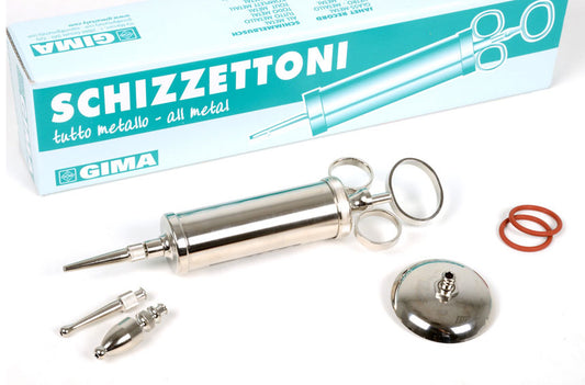 Schimmelbusch ouvido seringa 100cc - todos os metais