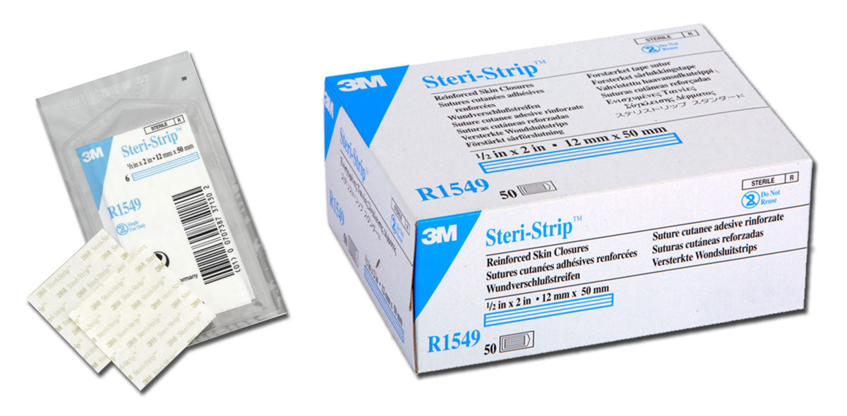 3M™ Steri-strip™ - Suturas Estéreis Adesivas - 50 × 12 mm - R1549