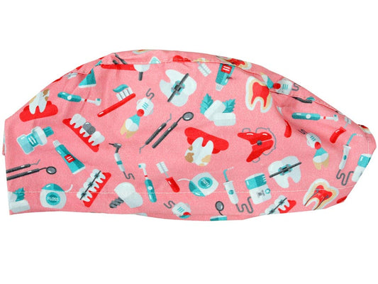 Touca cirúrgica fantasia dentista - M